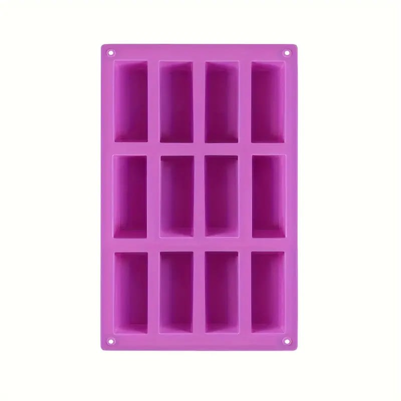 Molde 12 Barras Rectangulares Silicona3