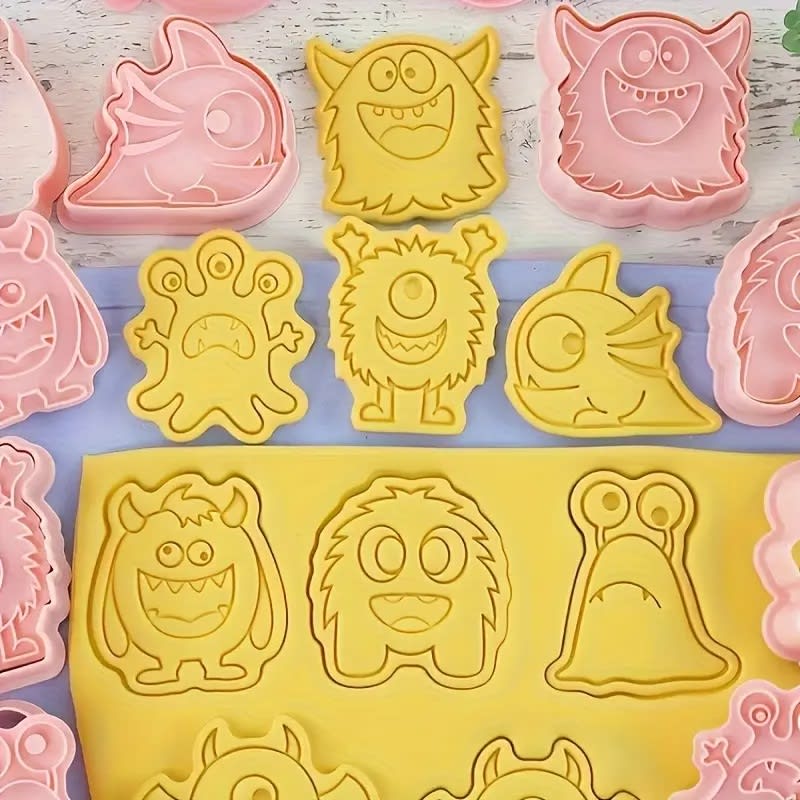 Set Cortador Marcador Monstruos 8 Diseños4