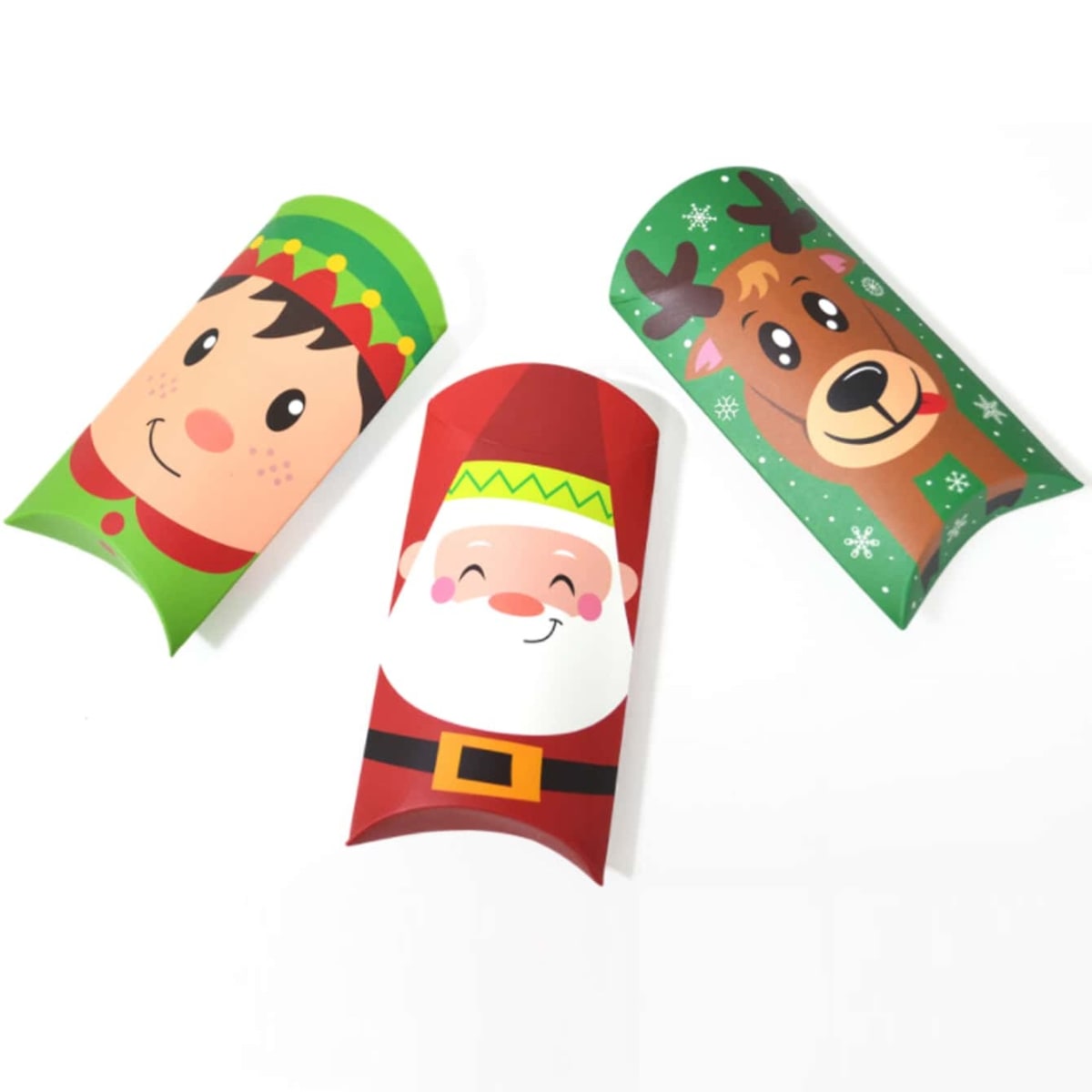 Set Cajas Dulces Navidad 11,5x6,5x2,5 cm. - 6 Unidades5
