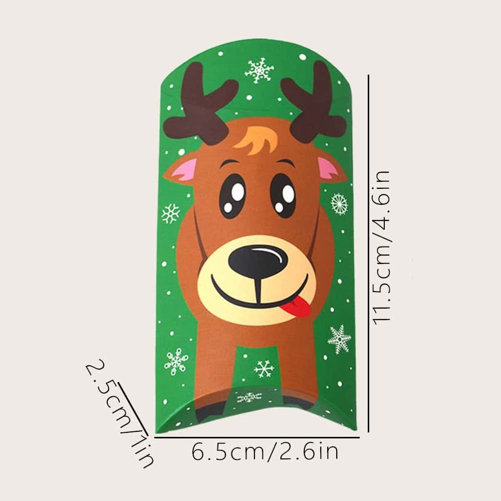 Set Cajas Dulces Navidad 11,5x6,5x2,5 cm. - 6 Unidades6