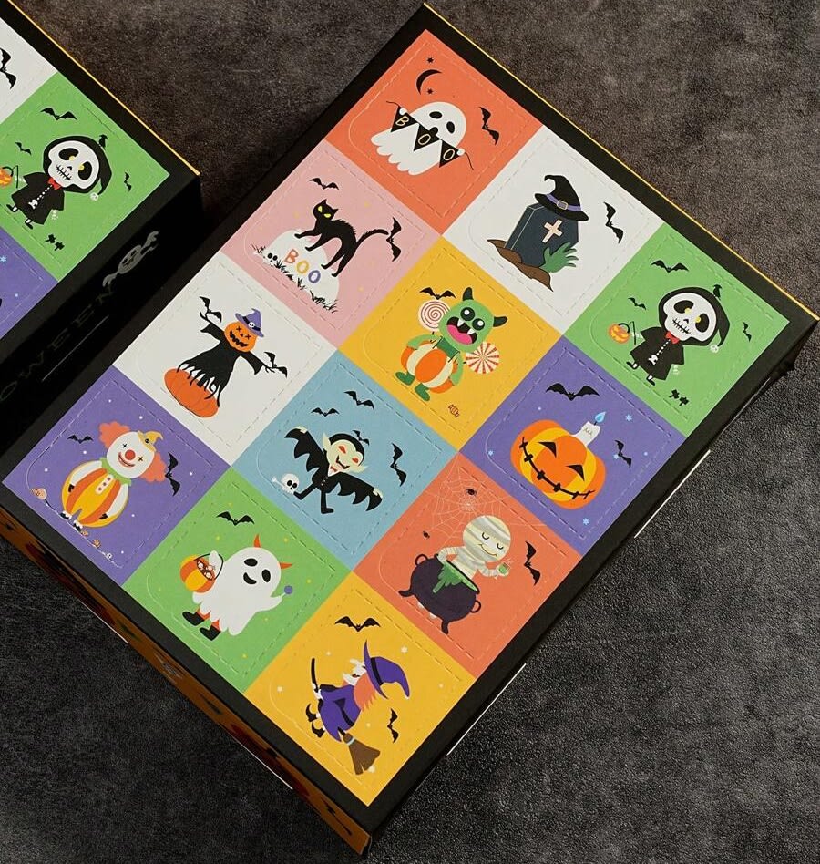 Set Cajas Sorpresa Halloween 12 Cavidades - 5 Unidades5