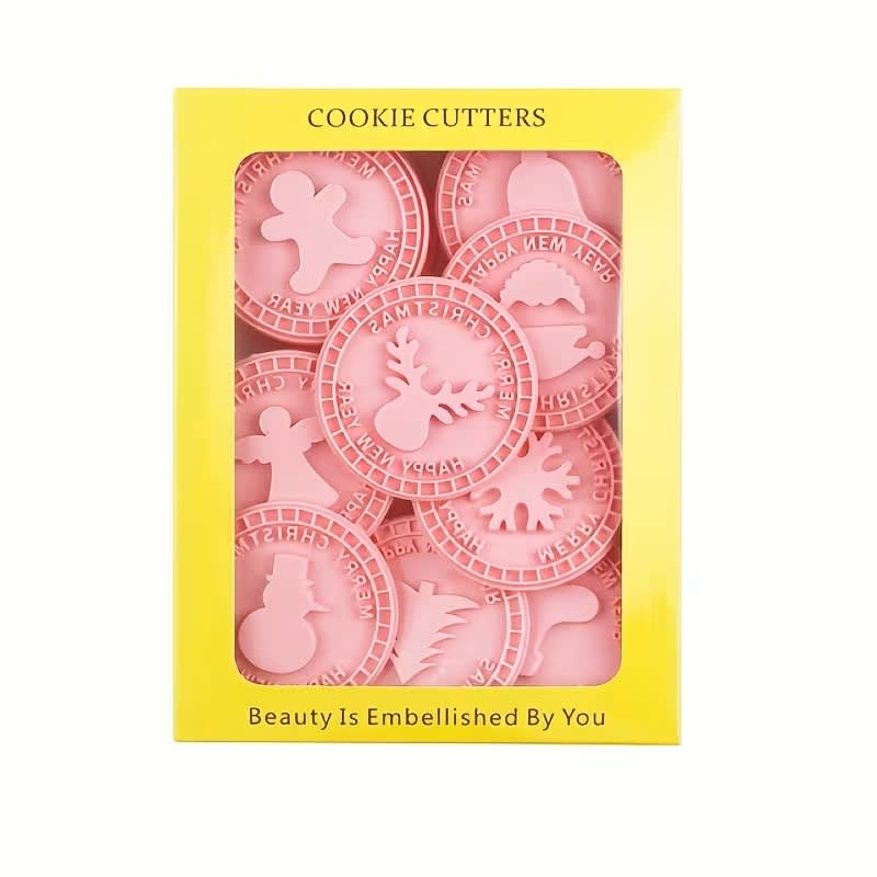 Set Cortador Marcador Navidad N°8 - 9 Diseños7