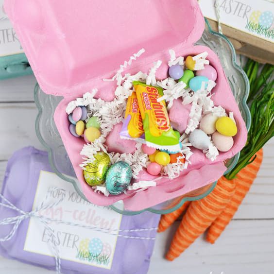 Caja para 6 Huevos Cartón Morado 6 Unidades1