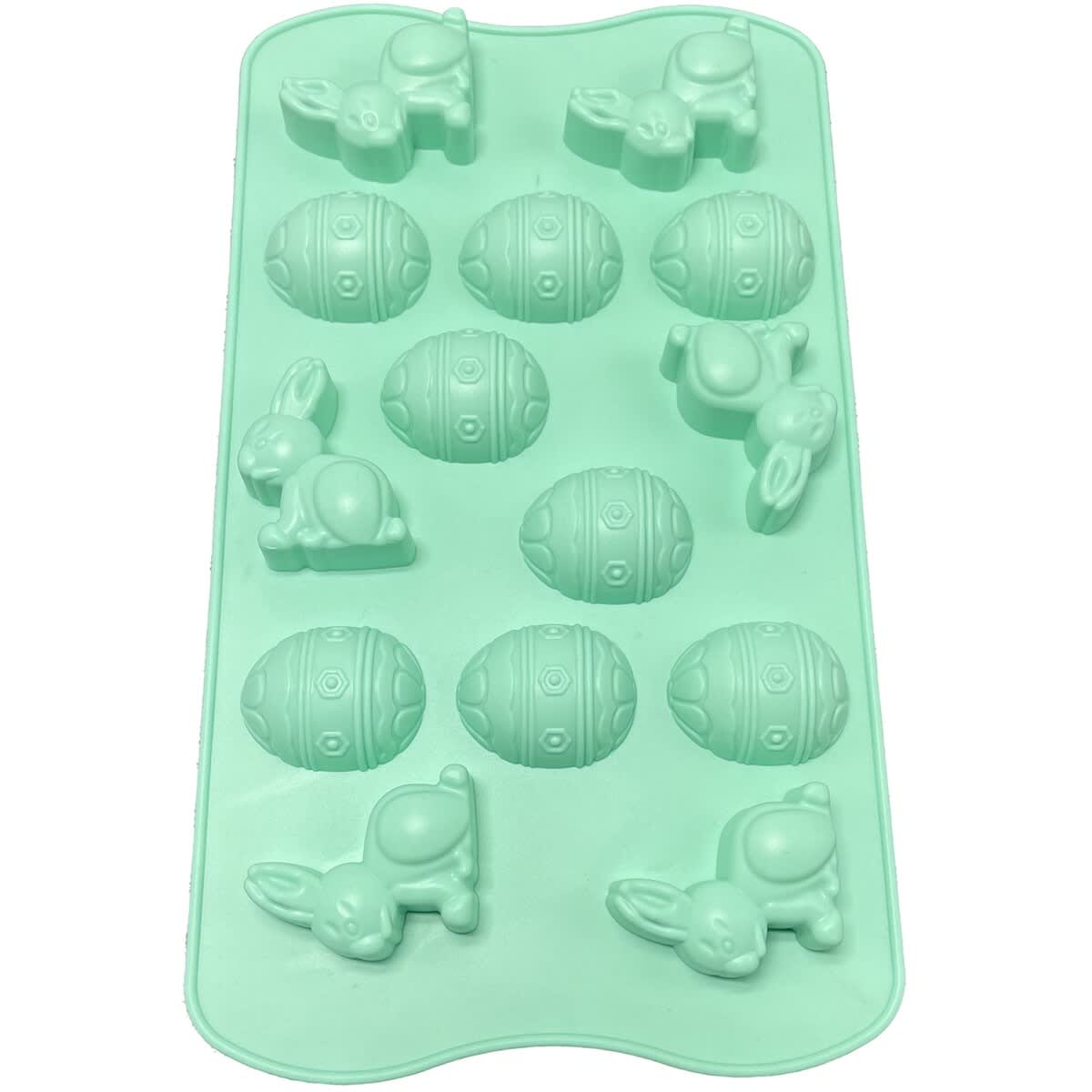 Molde Conejos y Huevos 14 Cavidades Silicona2