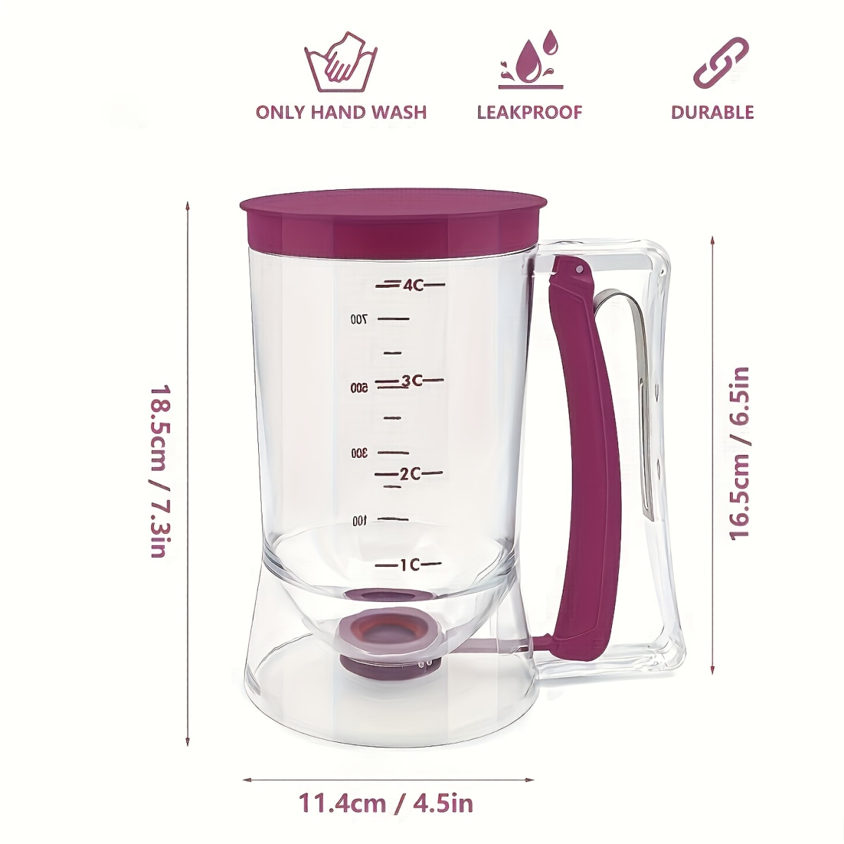 Dispensador de Masa para Repostería Plástico6