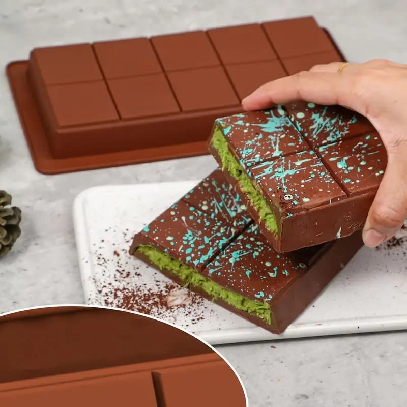 Molde Chocolate Dubai Barra Silicona4