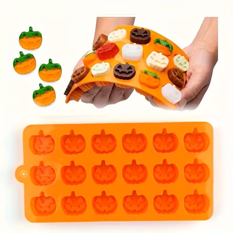 Molde Calabazas 18 Cavidades Silicona2