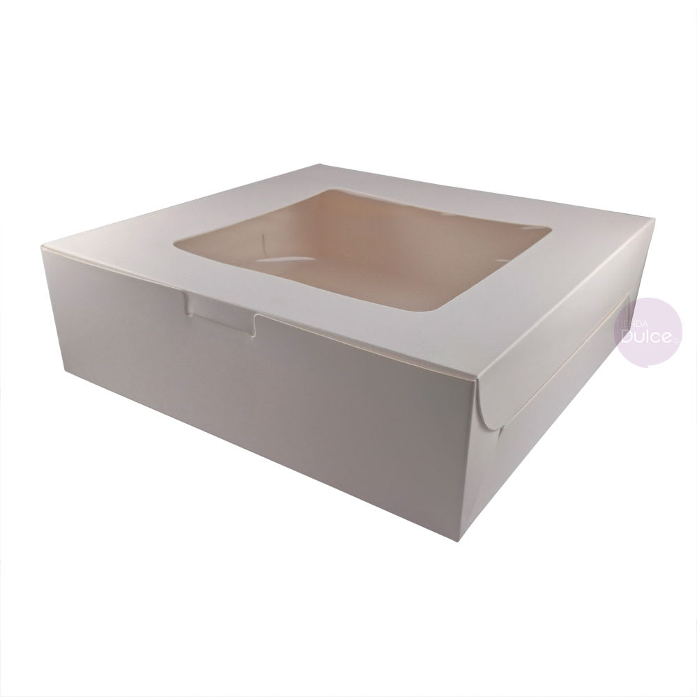 Caja Cartulina 25x25x7.5 cm. Blanca2