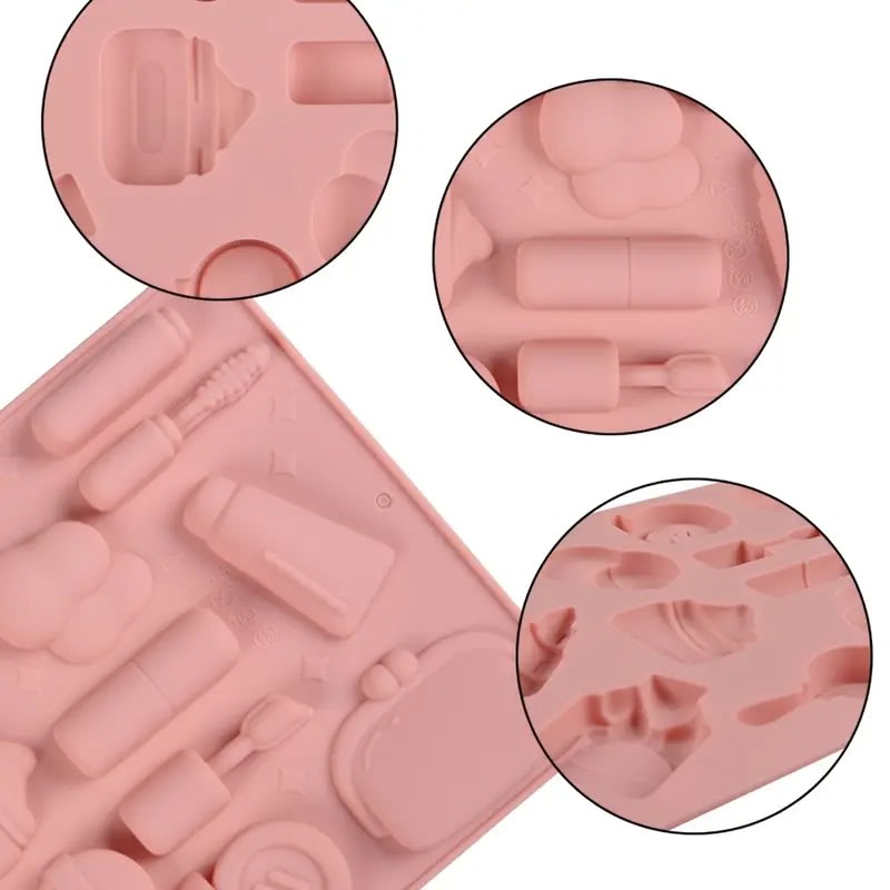 Molde Makeup Maquillaje Silicona5