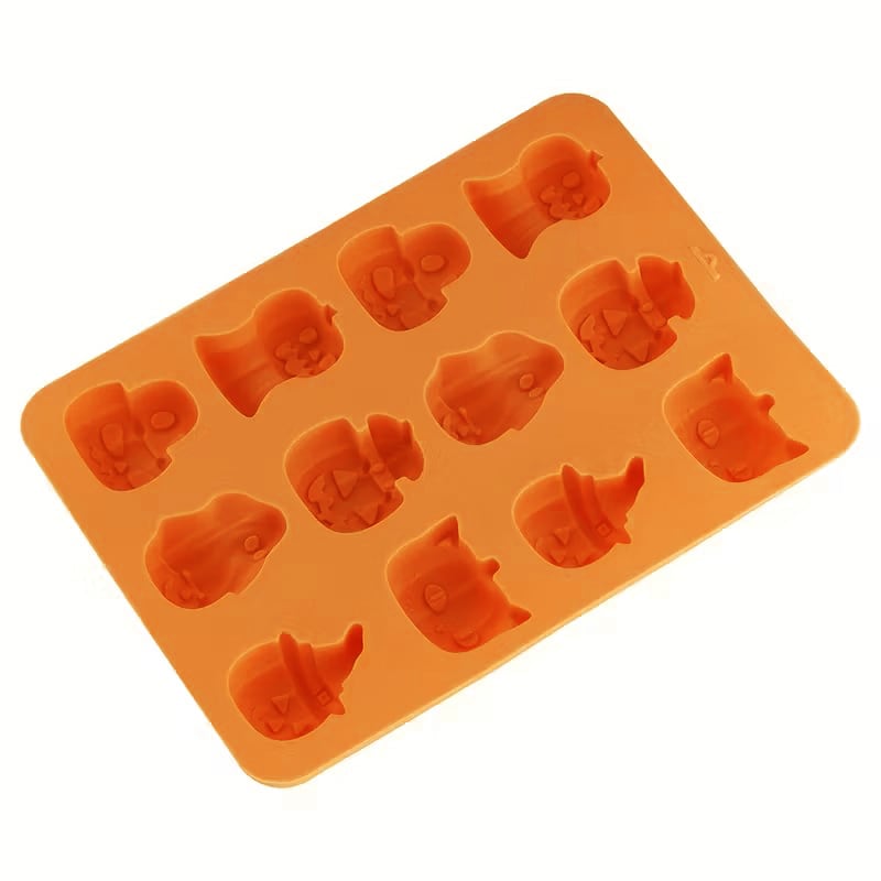 Molde Funny Calabazas 12 Cavidades Silicona2