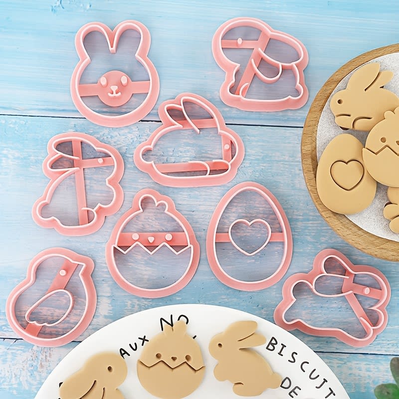 Set Cortador Pascua 8 Piezas Plástico5