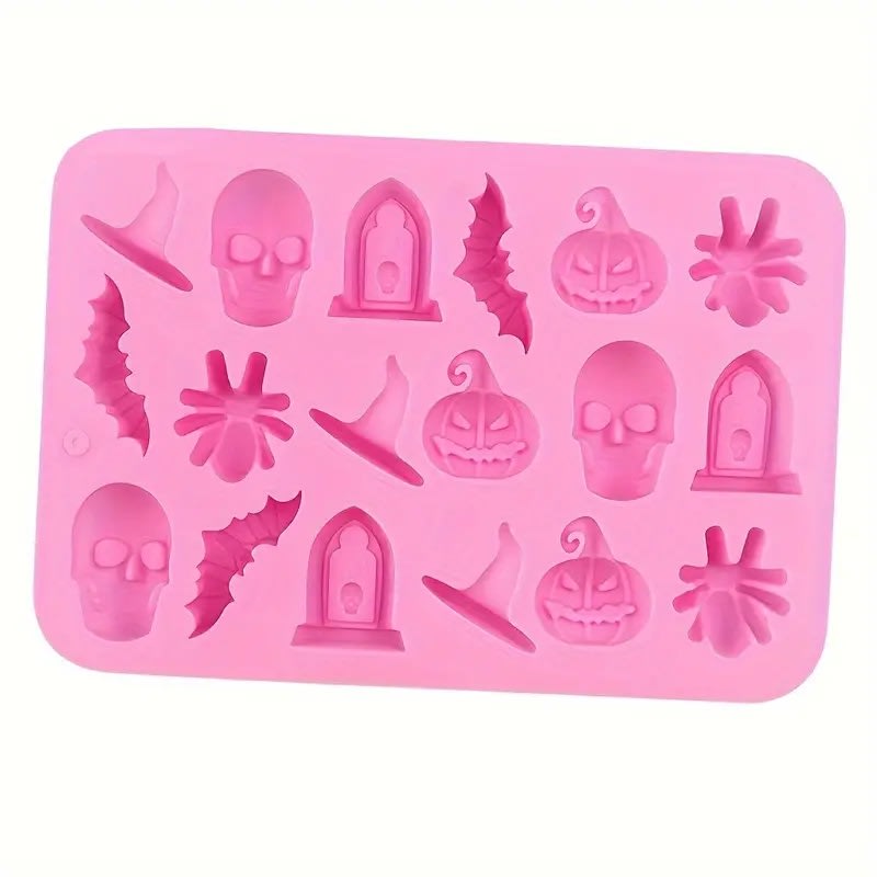 Molde Chocolate Mix Halloween N°2 Silicona5