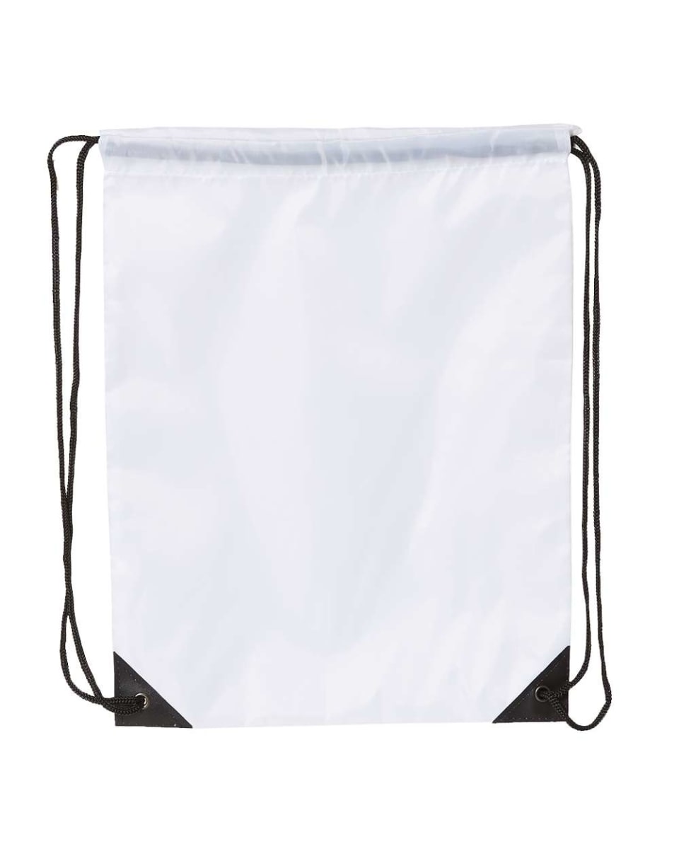 Morral Mochila Bolsa Tela Sublimar 32x42 cm. Blanco6