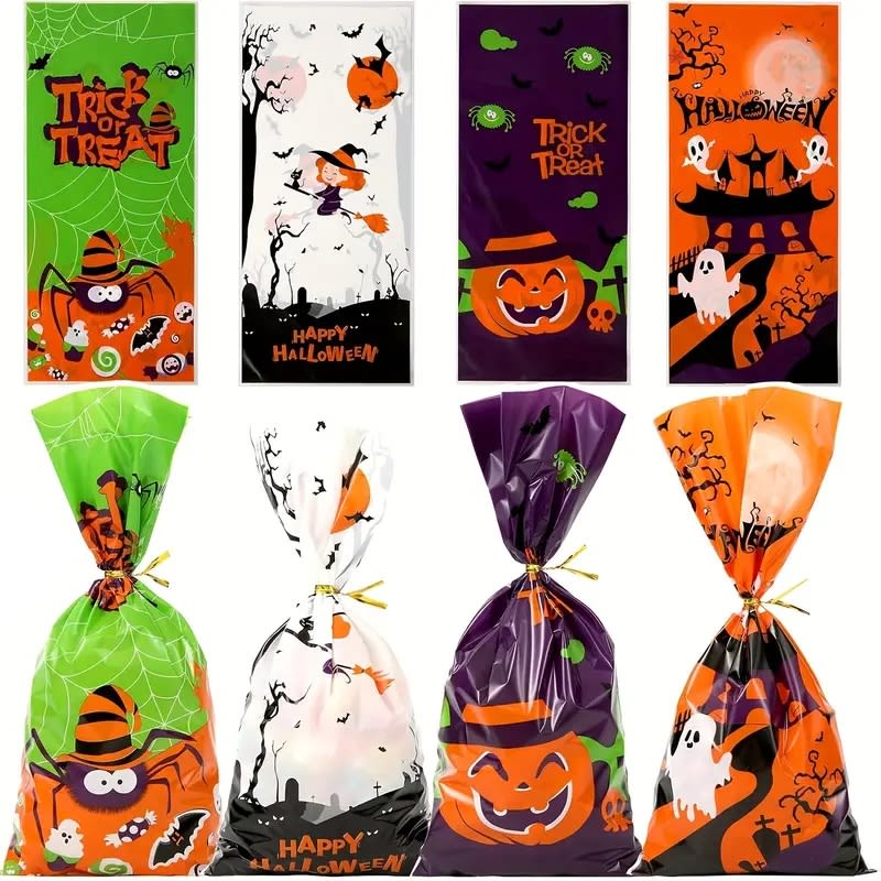 Set Bolsas Celofán Halloween N°2 - 12 Unidades 0