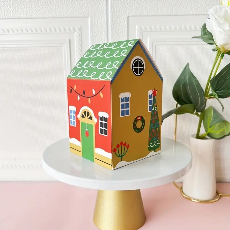 Set Cajas Casa Navidad N°9 14x8,5x8,5 cm. 4 Unidades2