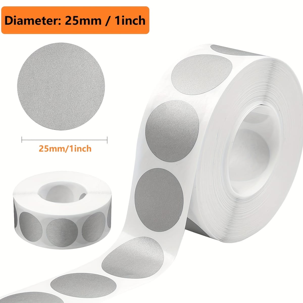Sticker Raspe Adhesivo 25 mm. 300 Unidades5