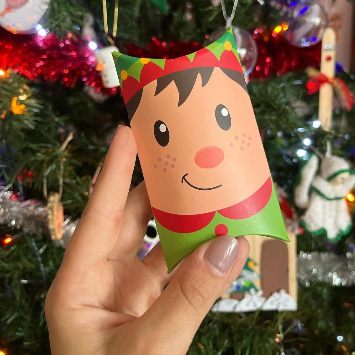 Set Cajas Dulces Navidad 11,5x6,5x2,5 cm. - 6 Unidades3