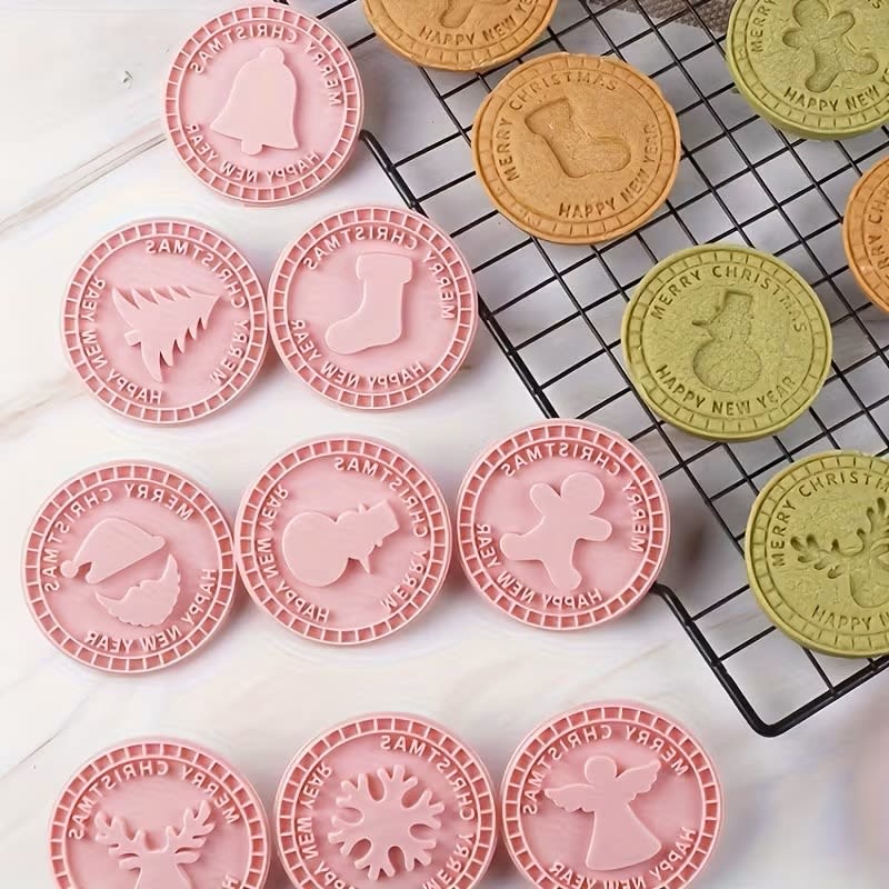 Set Cortador Marcador Navidad N°8 - 9 Diseños6