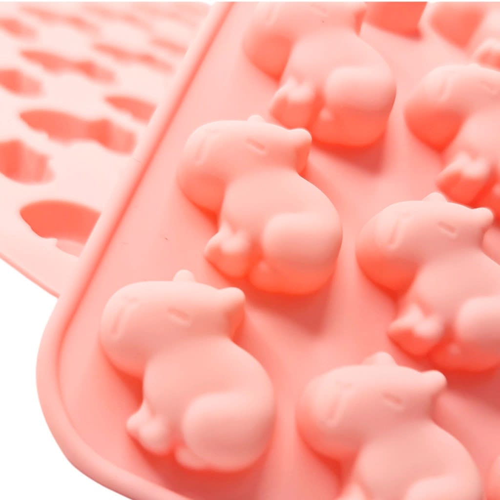 Molde Mini Capibaras 28 Cavidades Silicona6