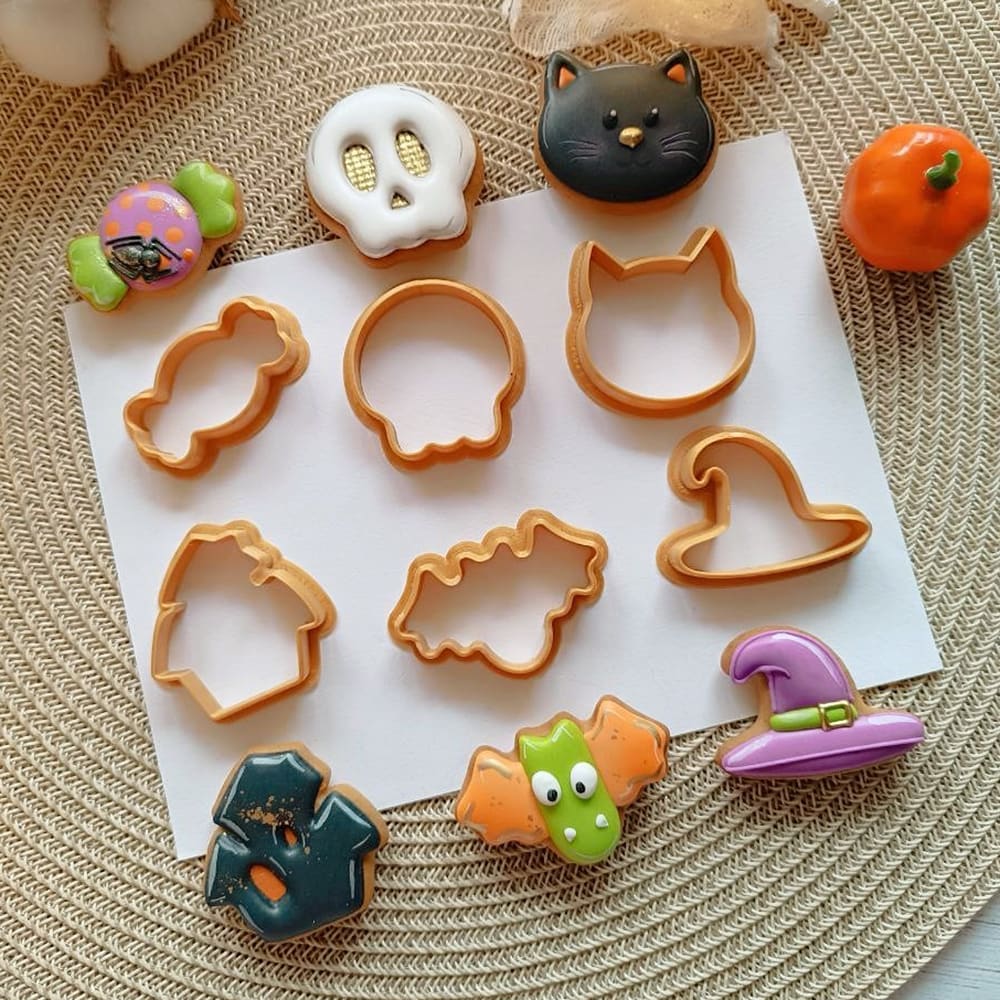 Set Cortadores Halloween Mediano 6 Piezas Plástico2