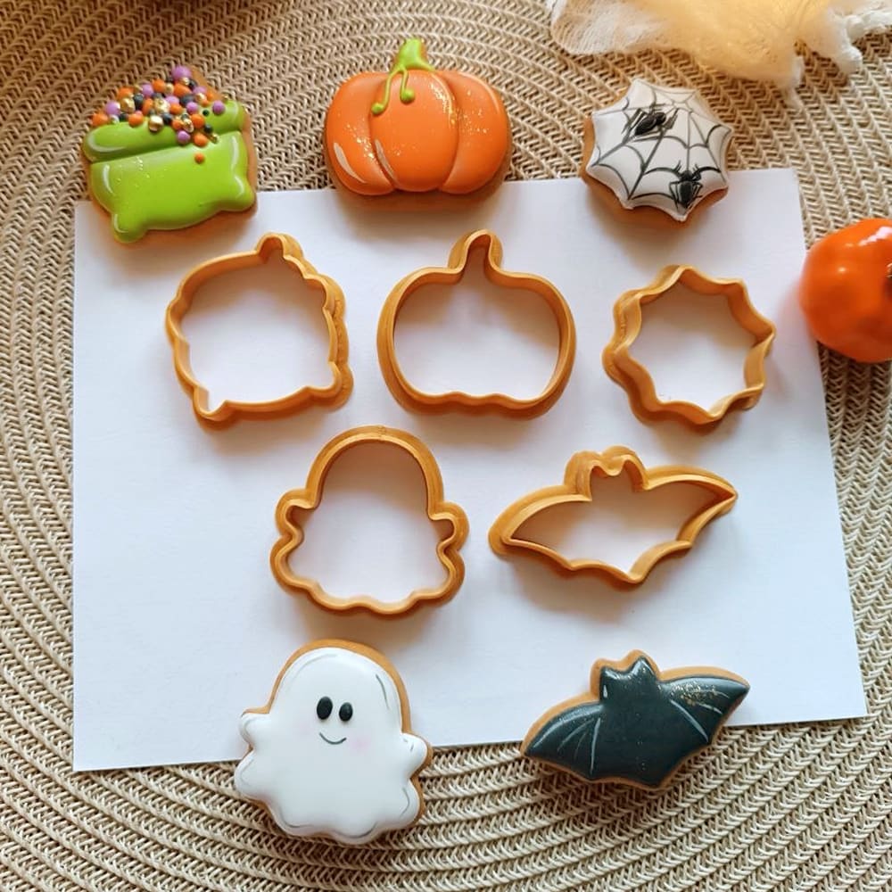 Set Cortadores Halloween Mediano 5 Piezas Plástico2