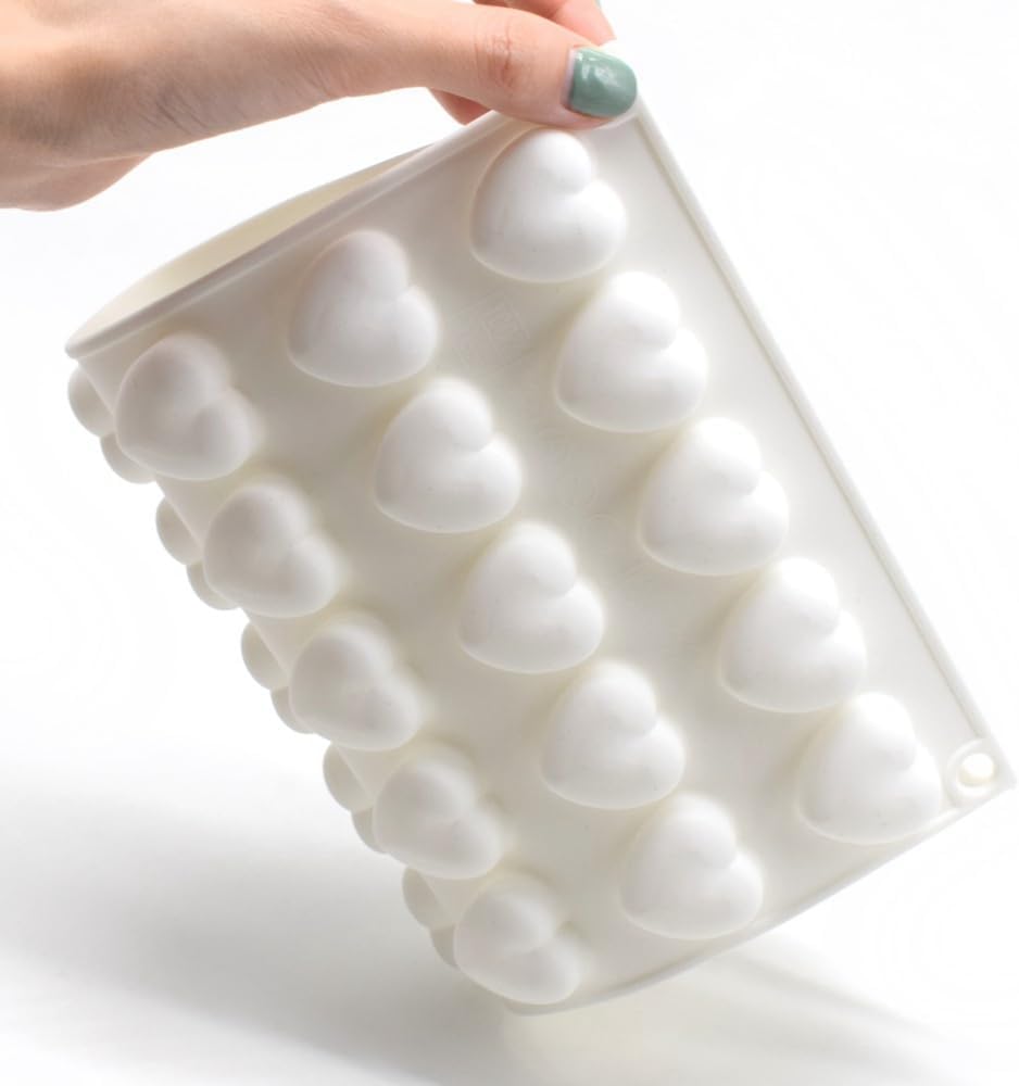 Molde Chocolate Corazones 35 Cavidades Silicona3