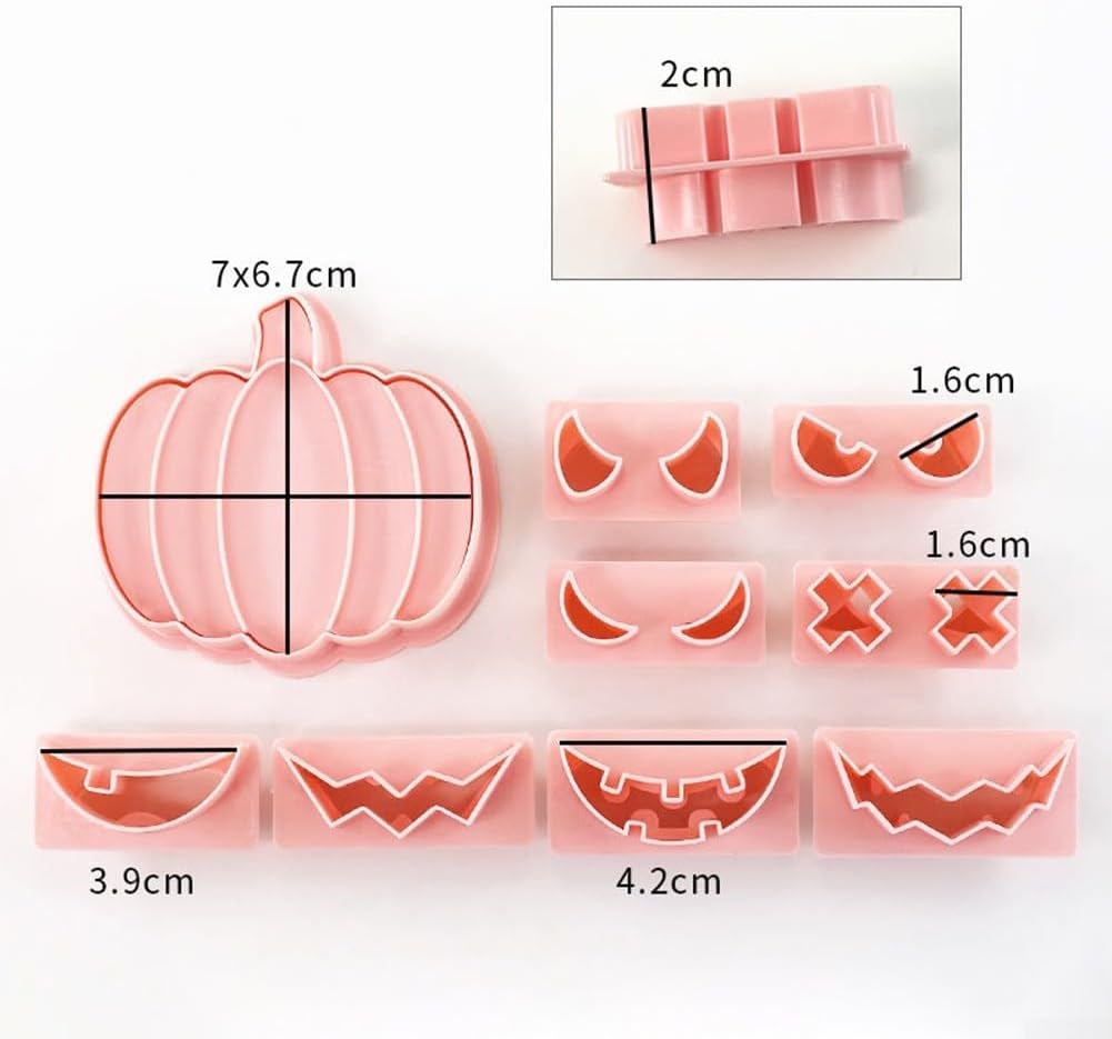 Set Cortador Marcador Calabaza para Armar Plástico4