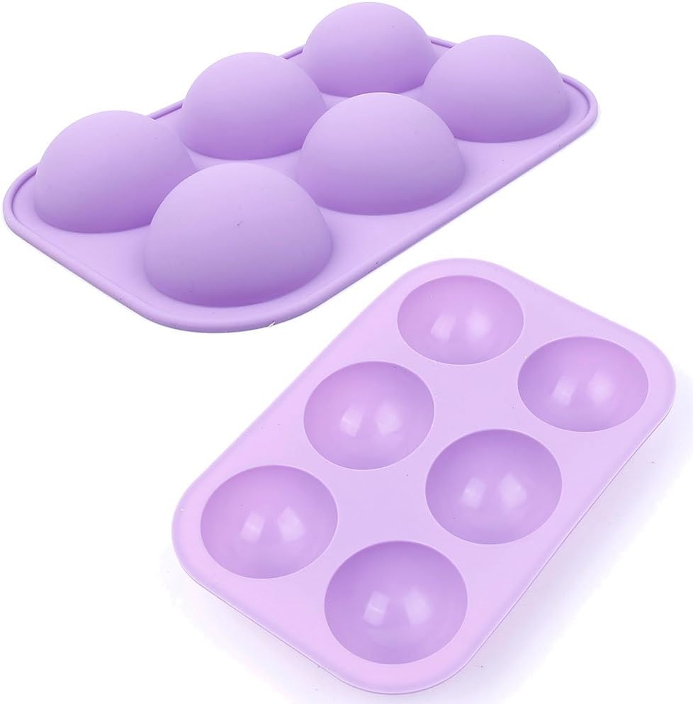 Molde Semi Esferas 7 cm. 6 Cavidades Silicona2