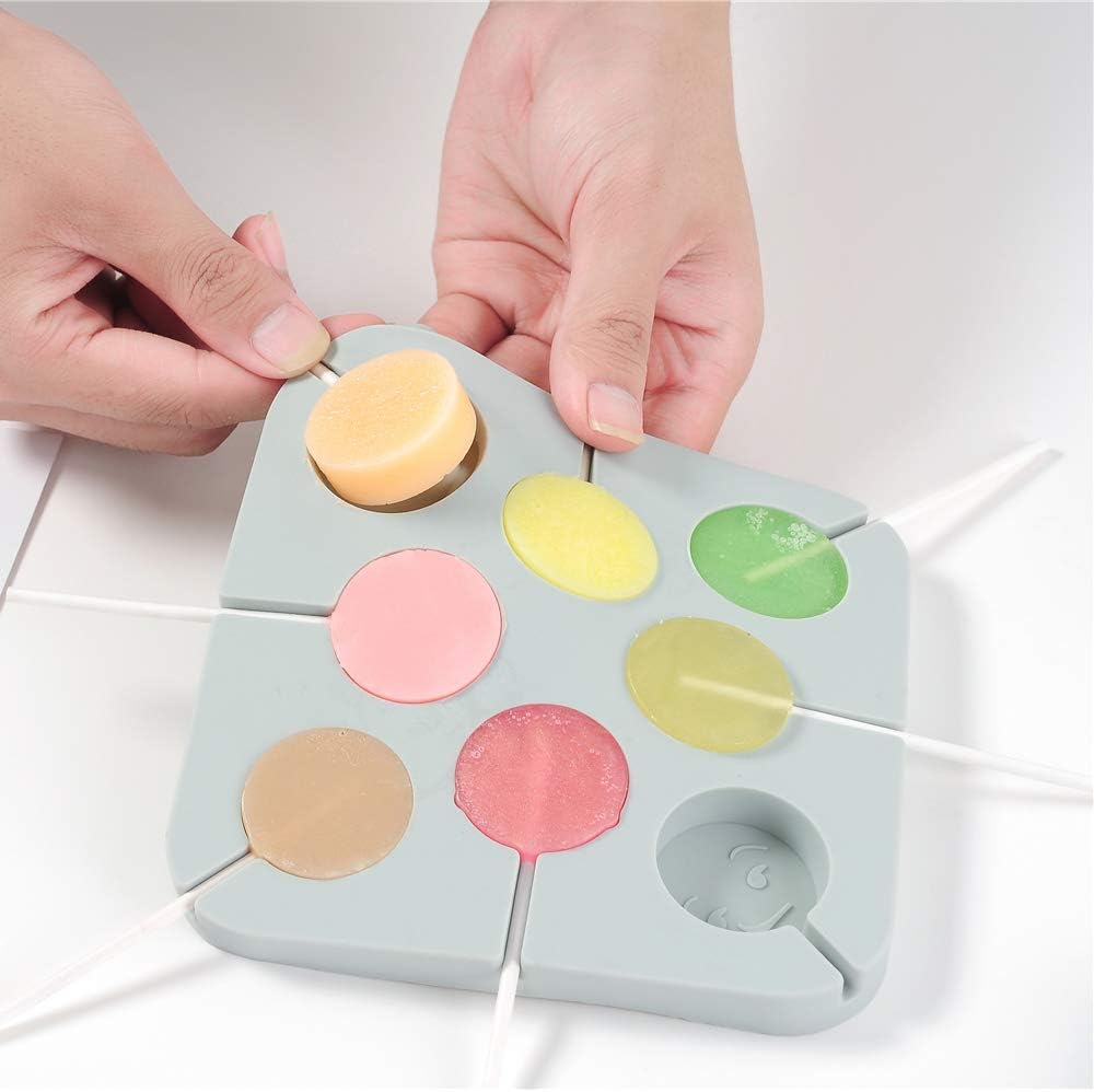 Molde Silicona Paletas Smiley Emoji4