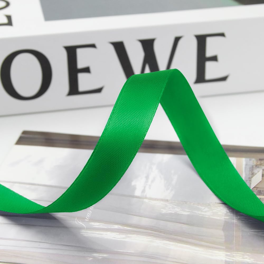 Cinta de Tela para Lazo Liso Verde 5 mts.2