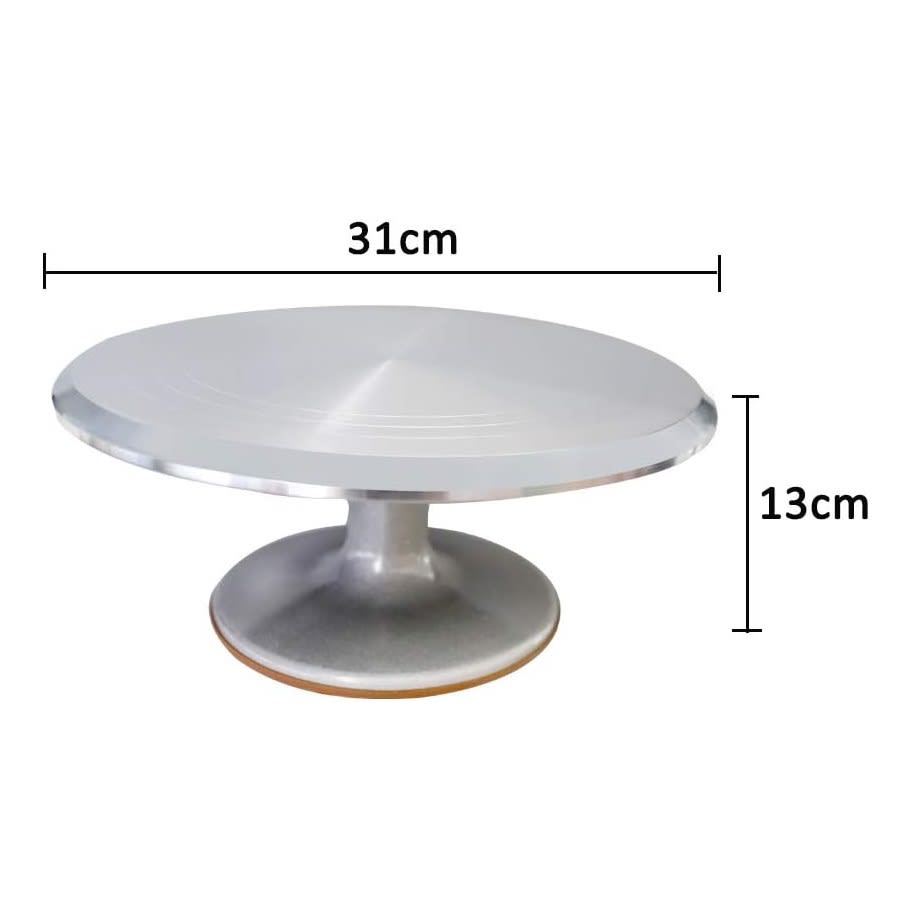 Base Giratoria para Tortas 30 cm. Aluminio5