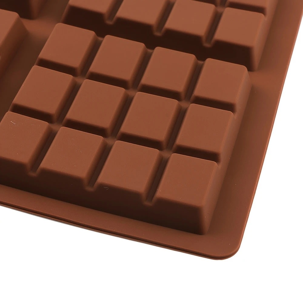 Molde Chocolate 6 Barras Cuadradas Silicona2