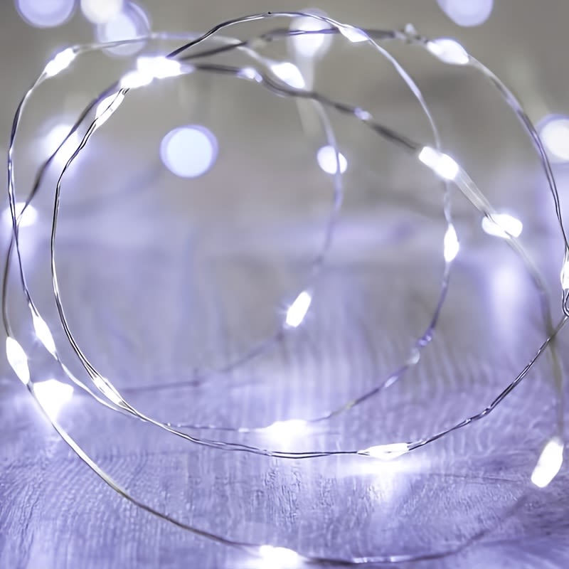 Guirnalda Luces Hada Blanco 30 Led - 3 Metros - 10 Unidades7