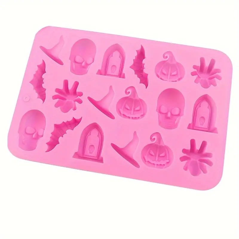 Molde Chocolate Mix Halloween N°2 Silicona4