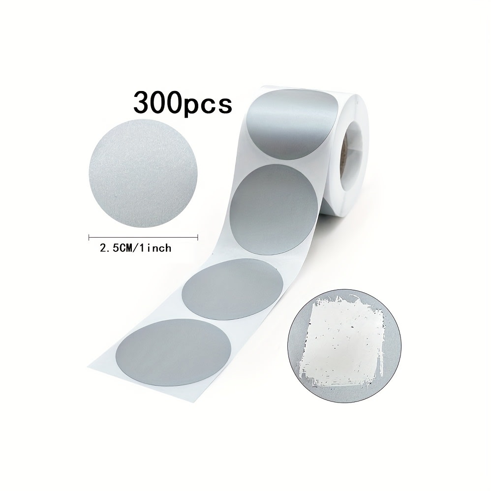 Sticker Raspe Adhesivo 25 mm. 300 Unidades3
