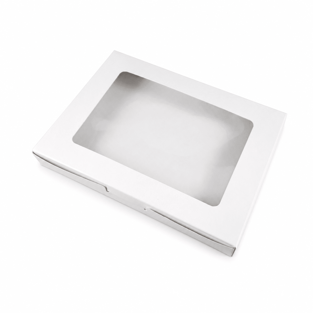 Caja Cartulina Blanca para 6 Alfajores 20x15x2.5 cm. 10 Unidades3