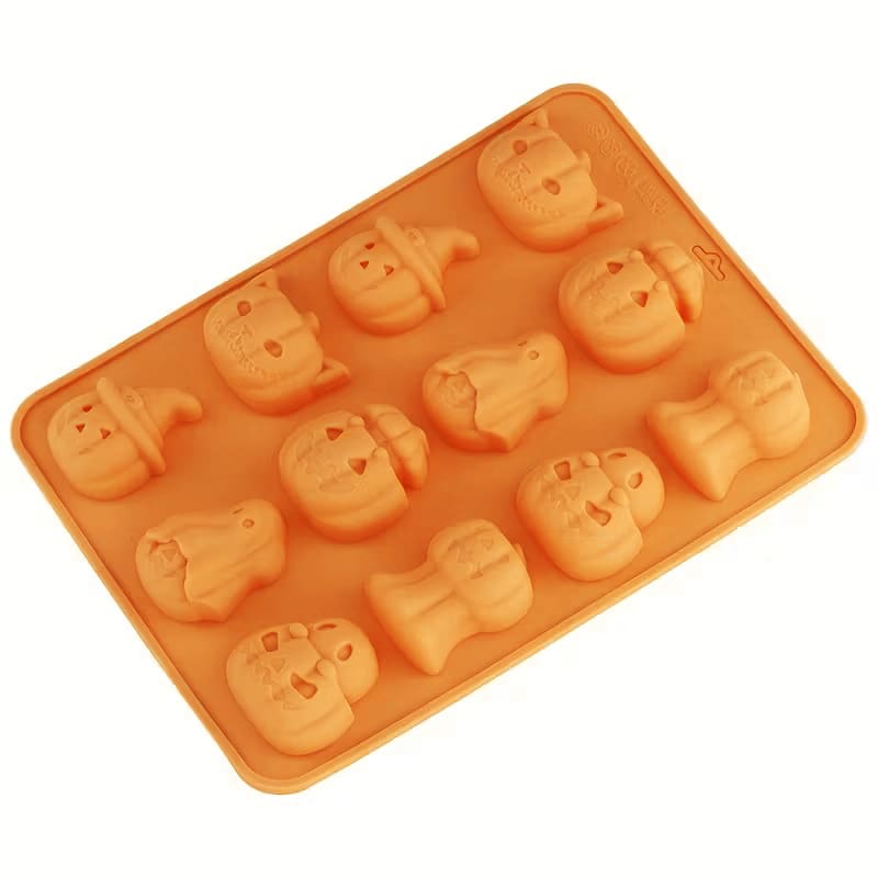 Molde Funny Calabazas 12 Cavidades Silicona3