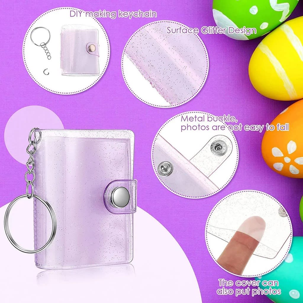 Llavero Álbum De Fotos Tarjetas Mini Colores 10 Unidades2