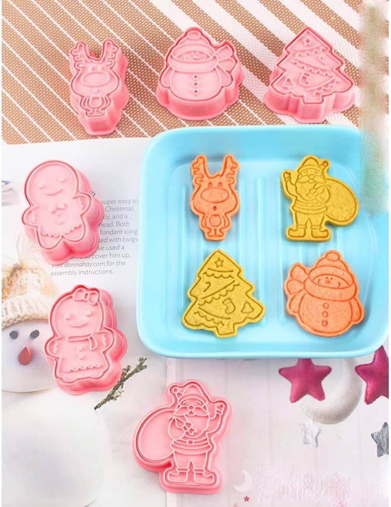 Set Cortador Marcador Navidad N°5 - 6 Diseños6