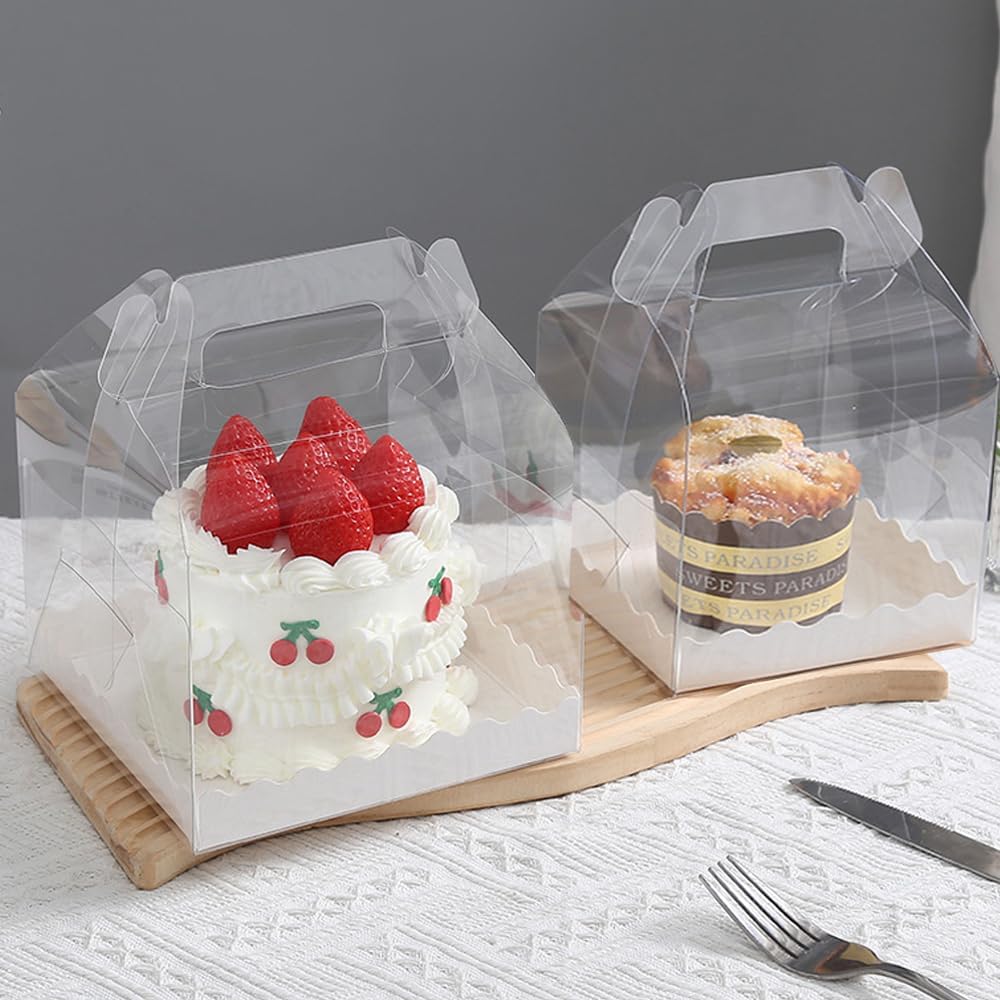 Caja Transparente con Asa 13x13x18 cm.10