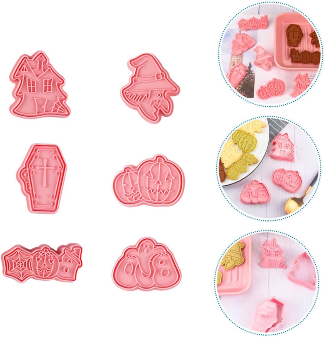 Set Cortador Marcador Halloween N°4 - 6 Diseños 0