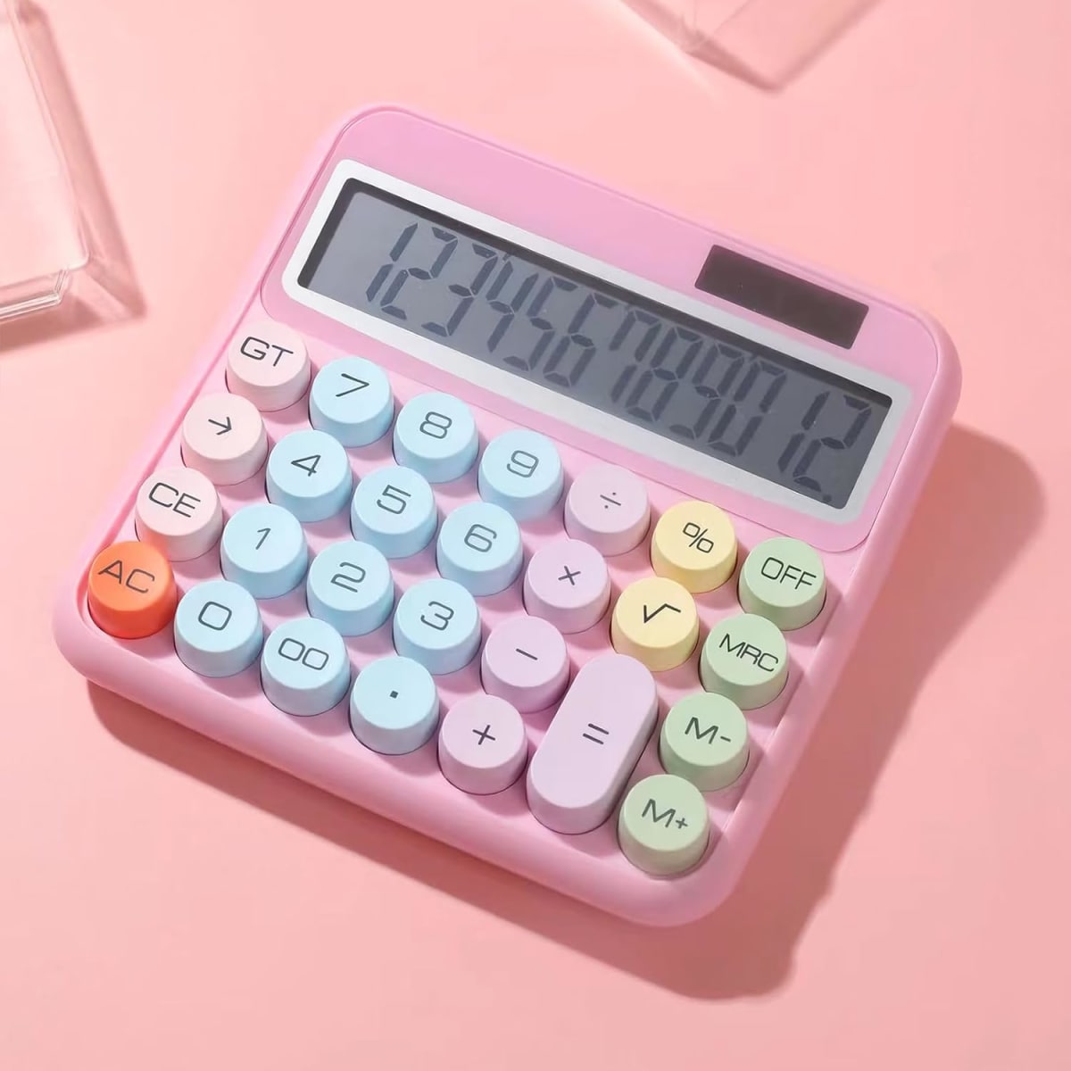 Calculadora De Escritorio Colores Pastel Dx-88668