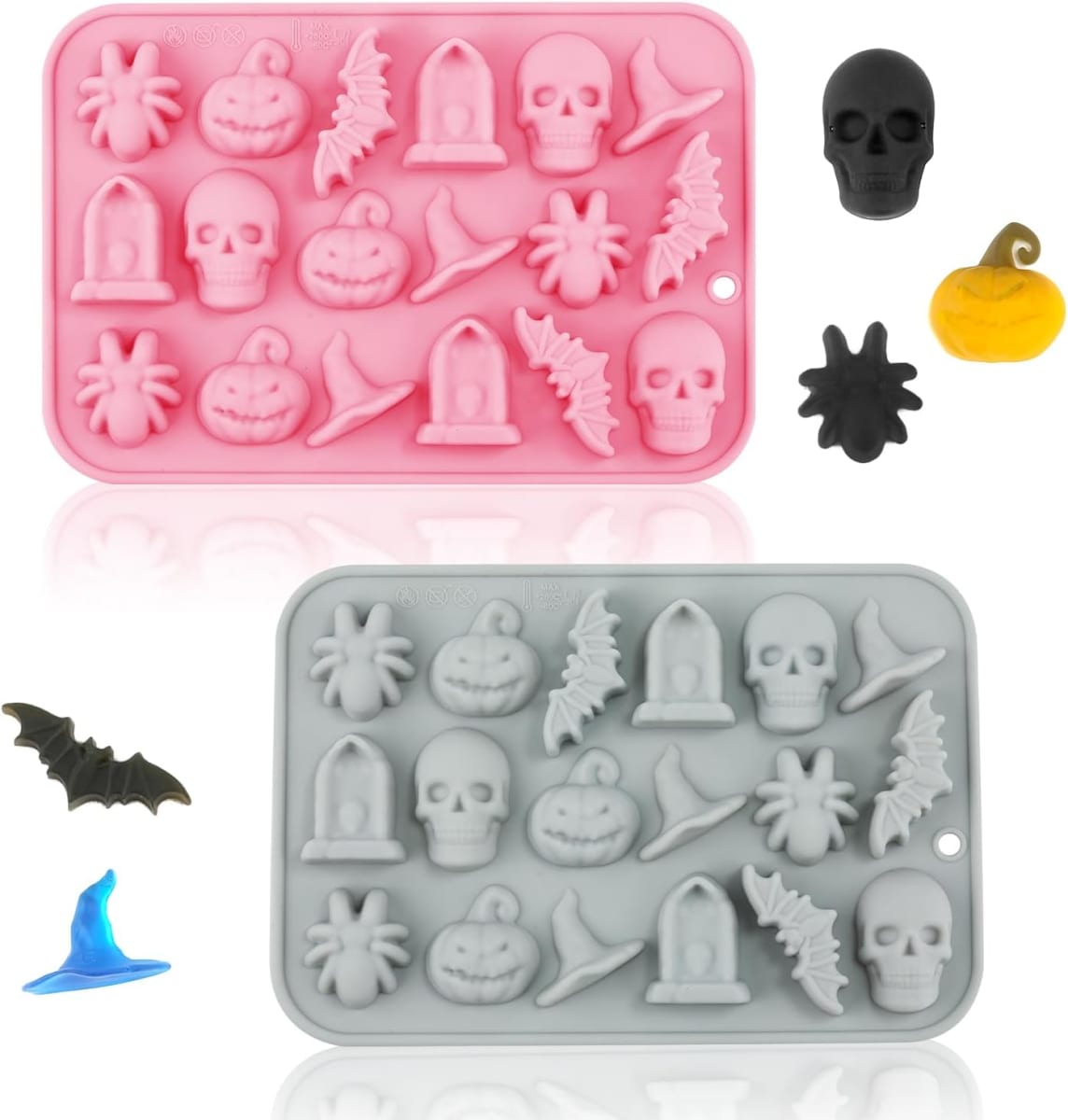 Molde Chocolate Mix Halloween N°2 Silicona2