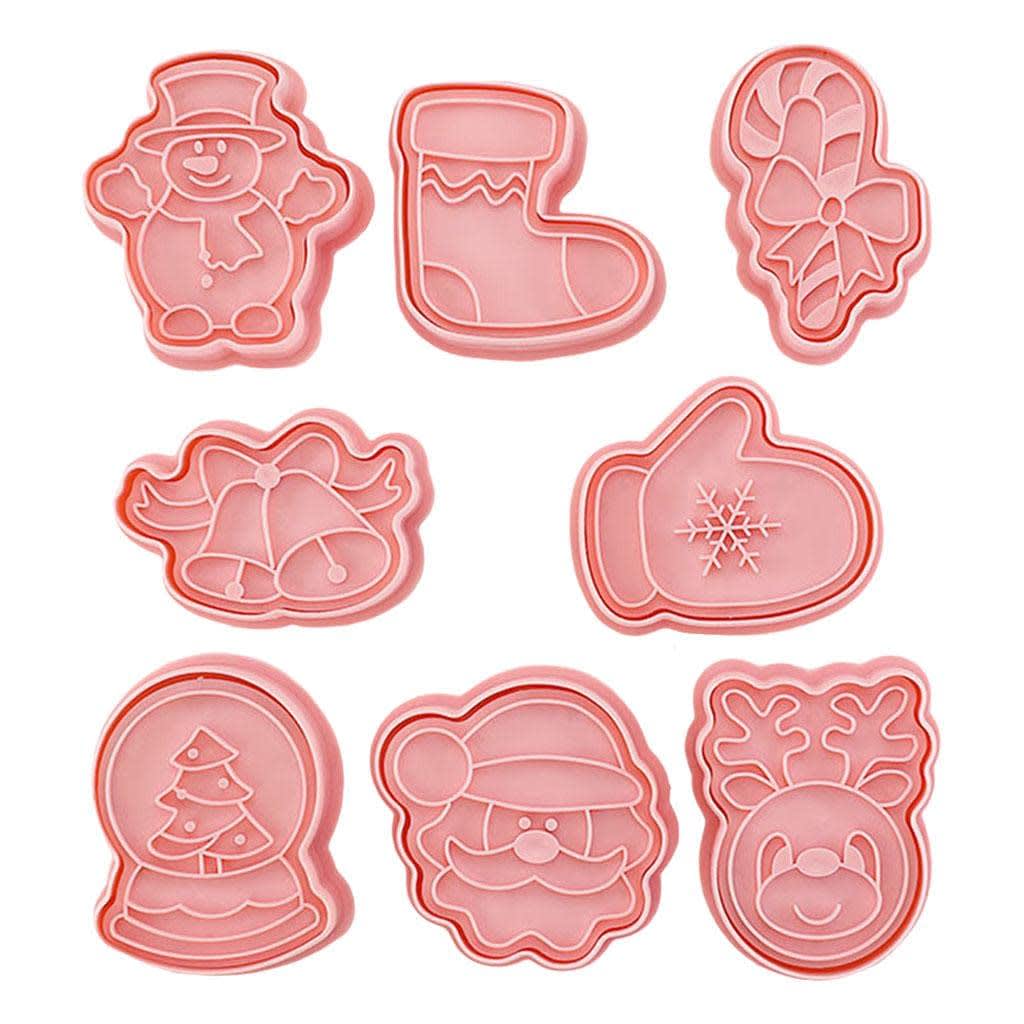 Set Cortador Marcador Navidad N°4 8 Diseños6