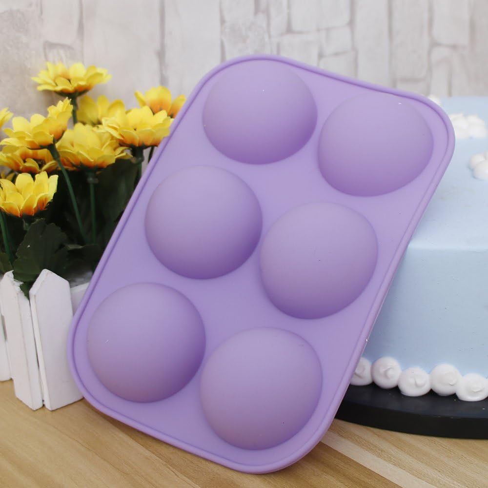 Molde Semi Esferas 7 cm. 6 Cavidades Silicona3