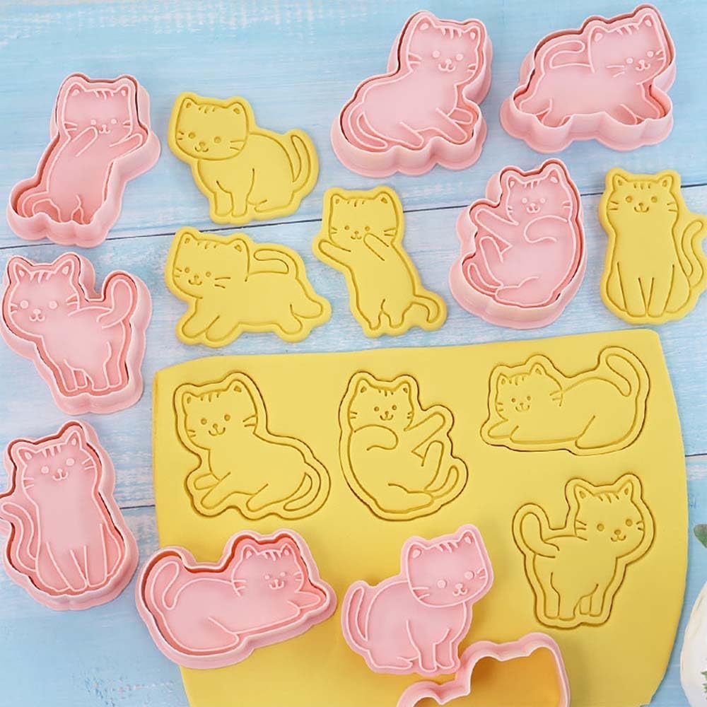 Set Cortador Marcador Gatos N°2 - 8 Diseños4