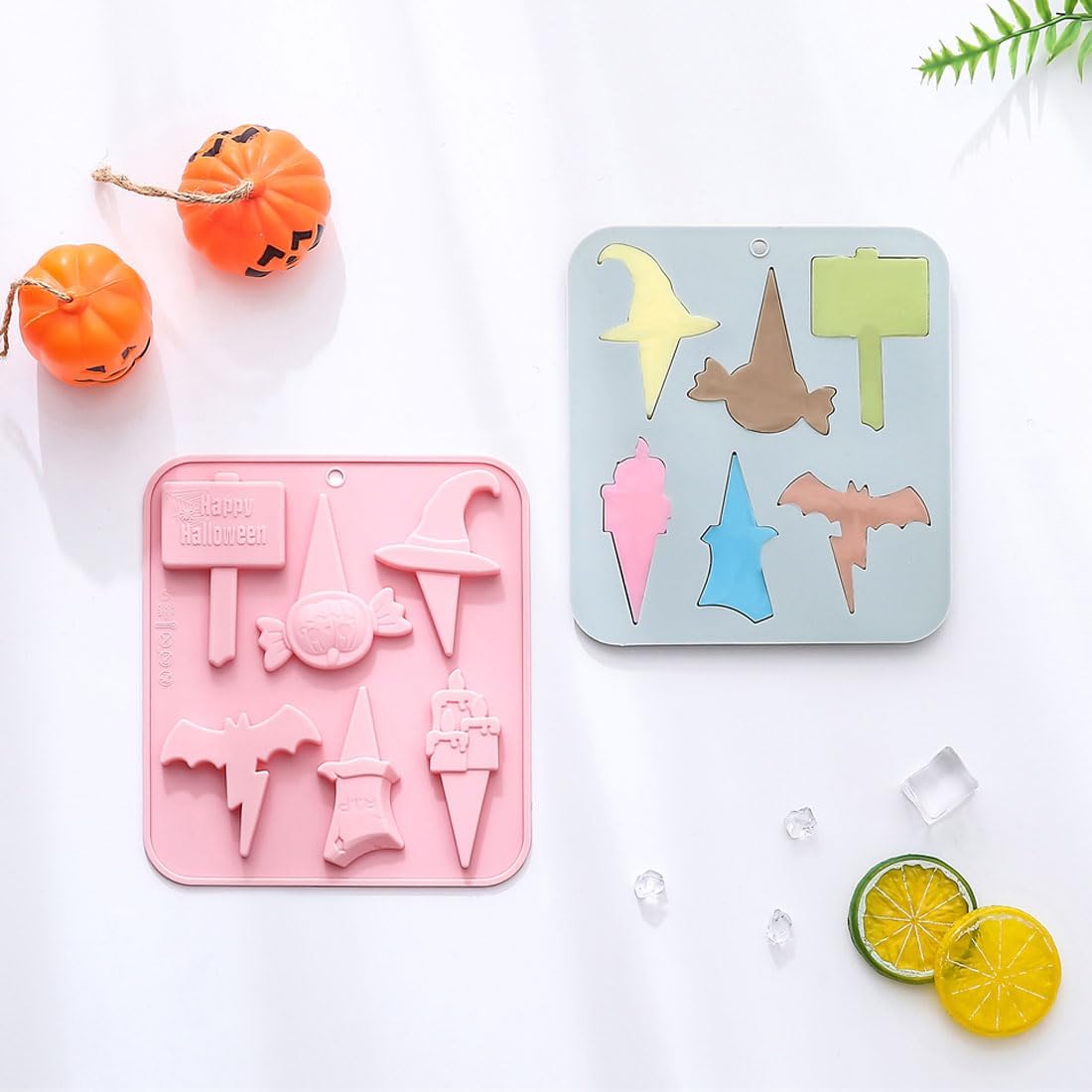 Molde Estacas de Halloween Silicona4