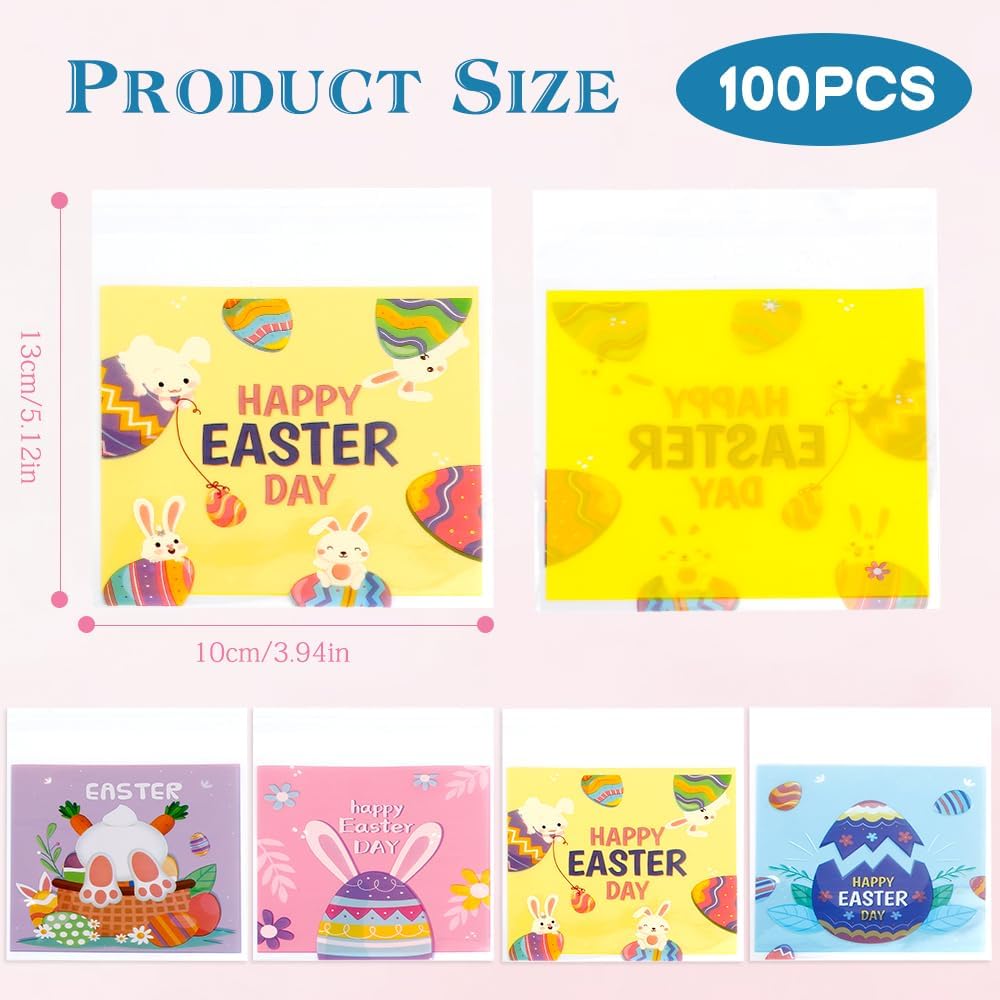 Bolsa Celofán Pascua N°1 10x10 con Adhesivo - 100 Unidades5