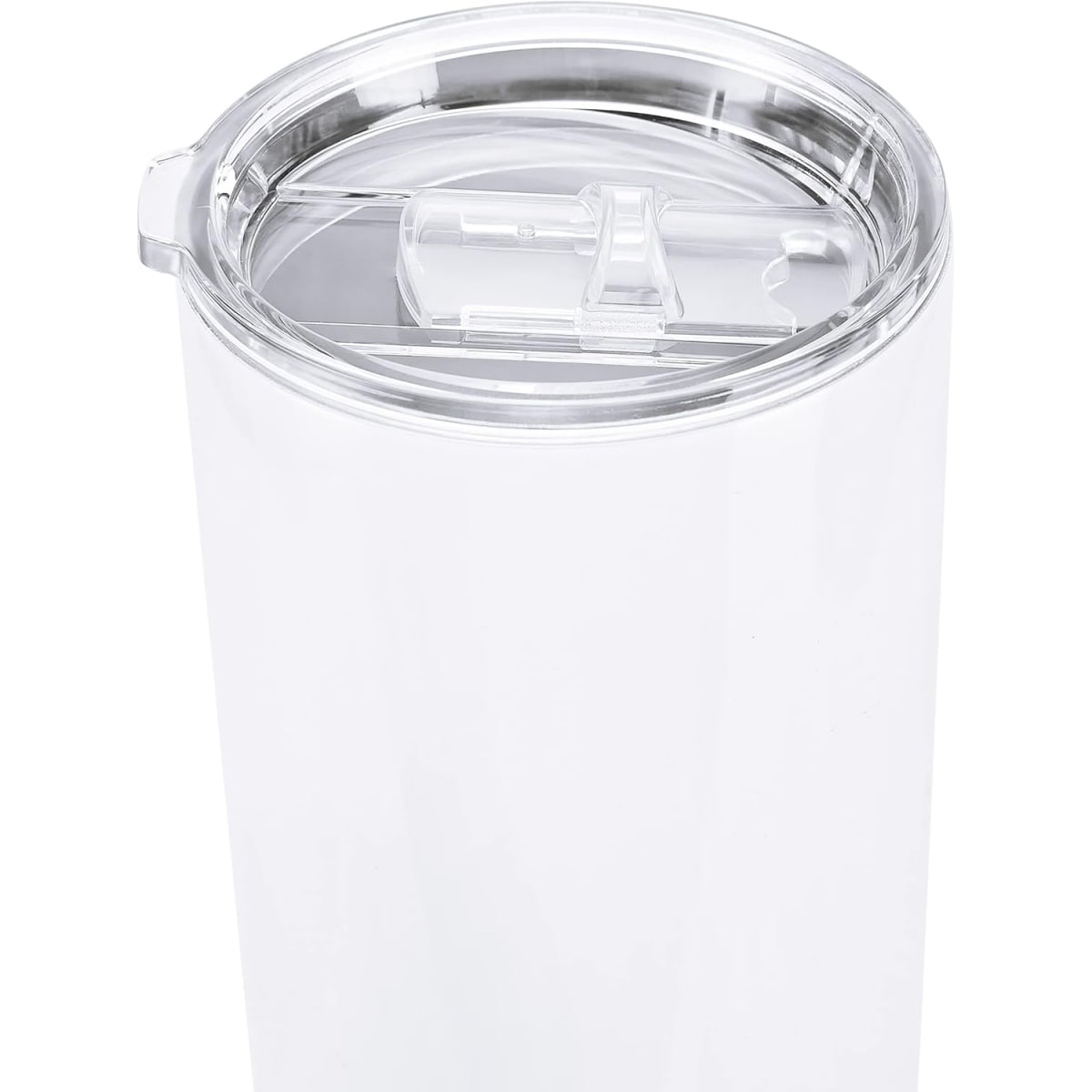 Vaso Térmico Recto con Bombilla Y Cepillo para Sublimar 600ml 20oz Blanco8