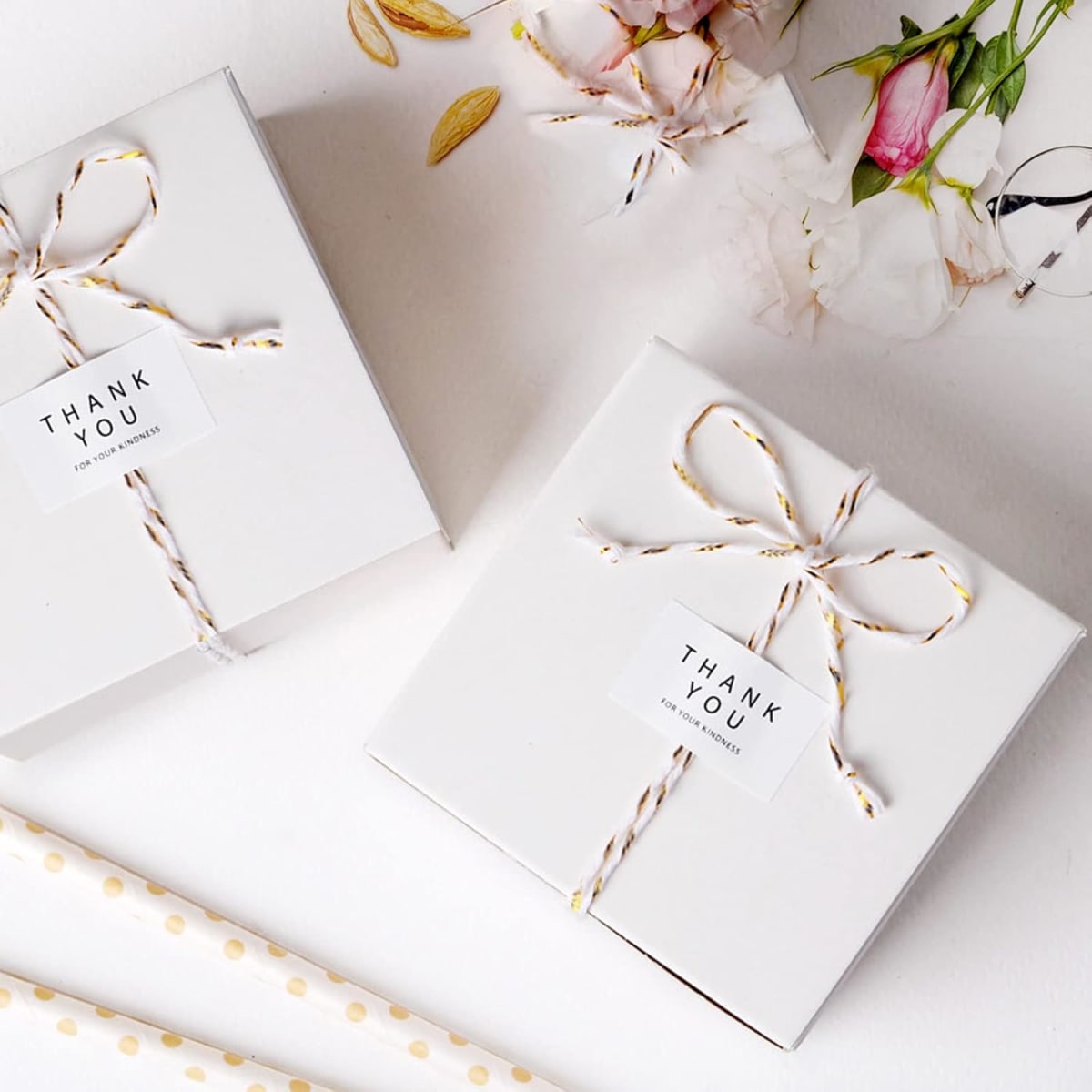 Cordón de Algodón Dorado-Blanco 100 mts.2